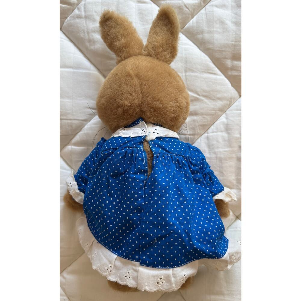 BUNNYKINS Vintage 1985 Soft Toy by Golden Bear Girl Bunny 15" England - Picture 2 of 4